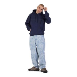 Santa Cruz Tonal Opus Dot Stripe Pullover Hoodie - Midnight Blue