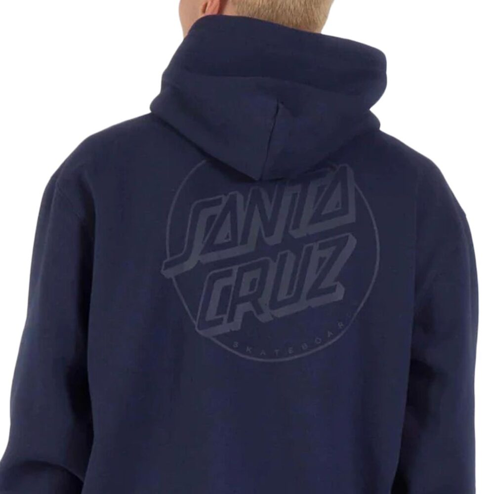Santa Cruz Tonal Opus Dot Stripe Pullover Hoodie - Midnight Blue