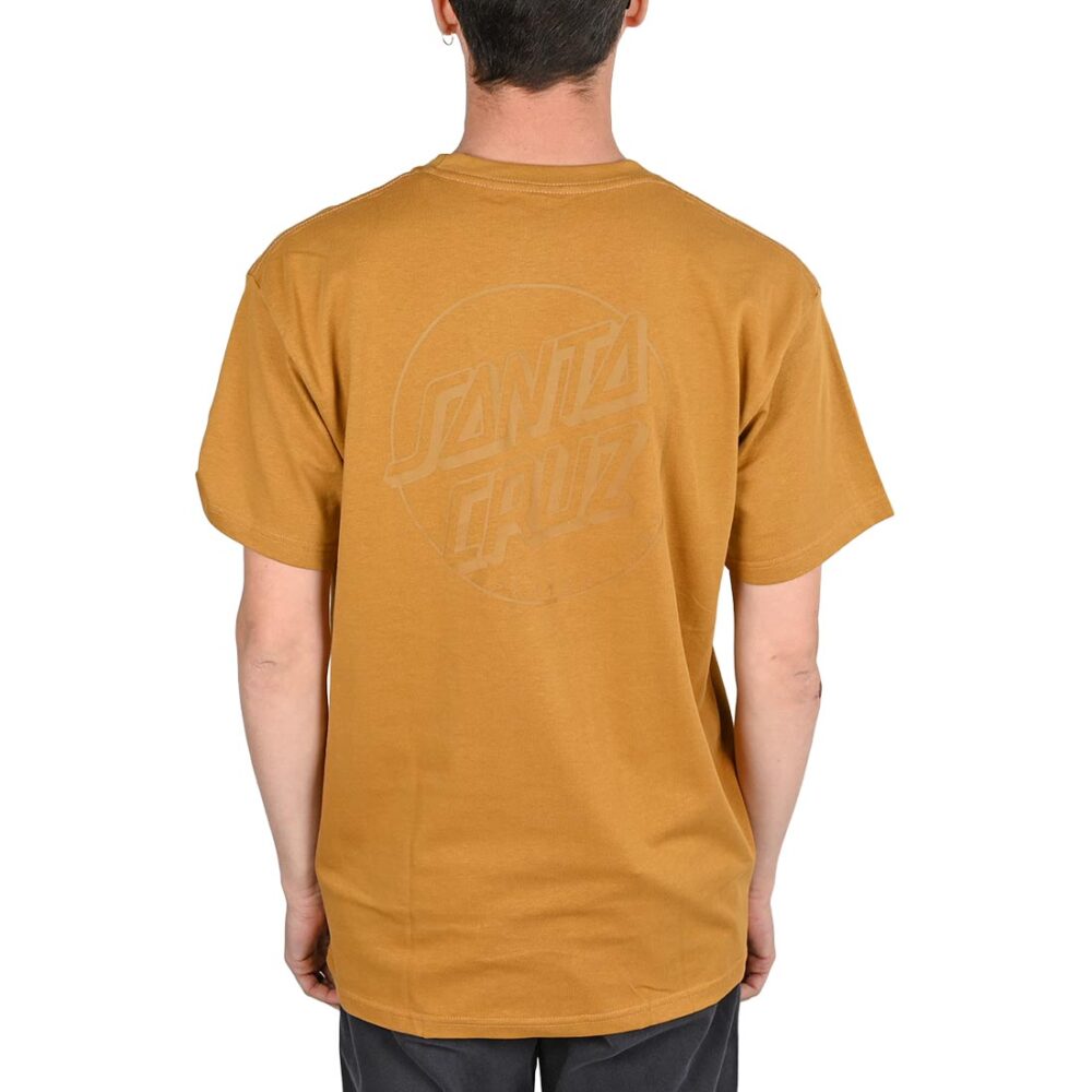 Santa Cruz Tonal Opus Dot Stripe S/S T-Shirt - Bronze