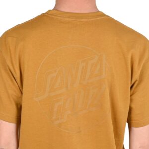 Santa Cruz Tonal Opus Dot Stripe S/S T-Shirt - Bronze