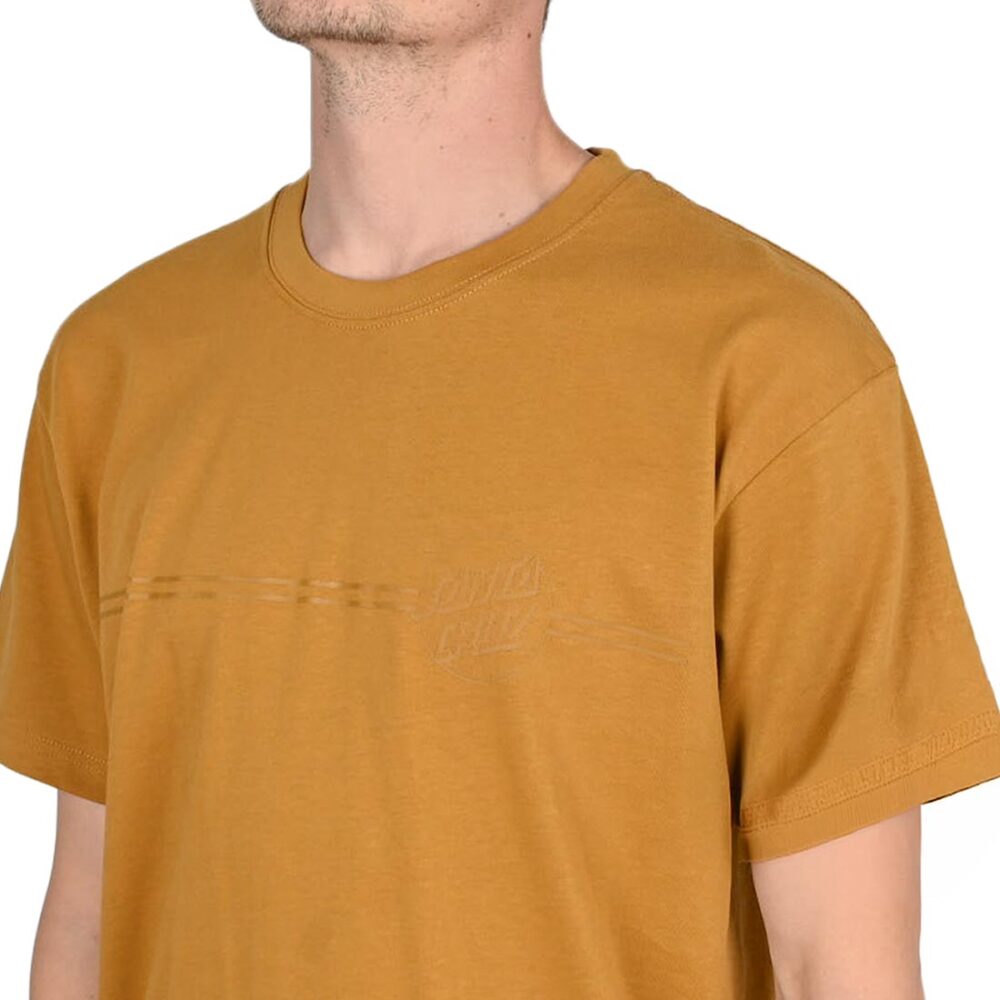 Santa Cruz Tonal Opus Dot Stripe S/S T-Shirt - Bronze