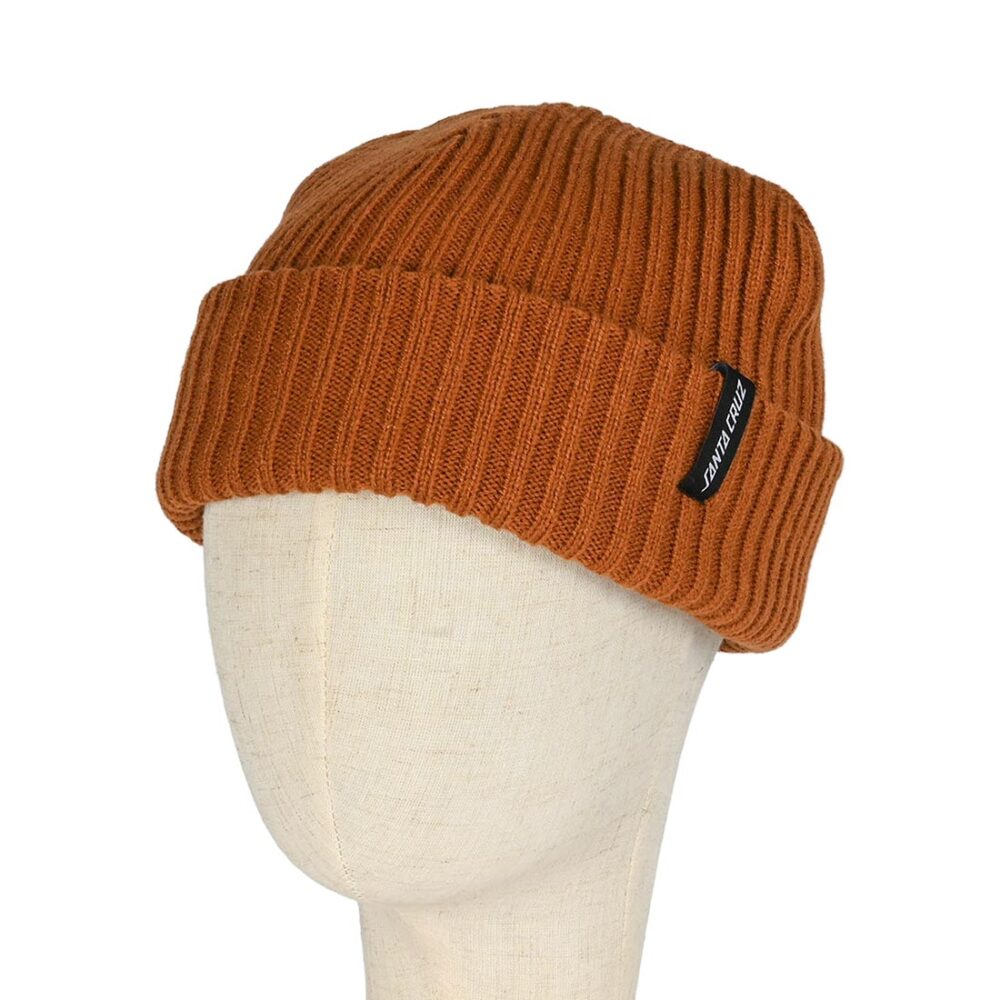 Santa Cruz Trawler Beanie Hat - Rust