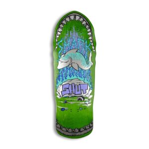 Shut Shark 86 10.375" EX7 Reissue Skateboard Deck - Green (Copy)