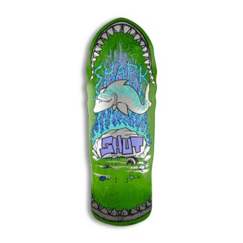 Shut Shark 86 10.375" EX7 Reissue Skateboard Deck - Green (Copy)