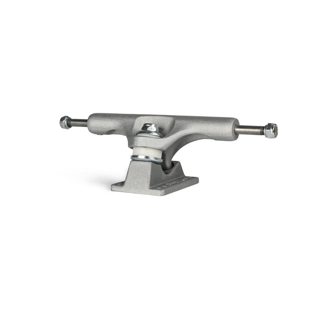 Slappy ST1 Classic 8-Hole Baseplate Trucks (Pair) - Polished Silver