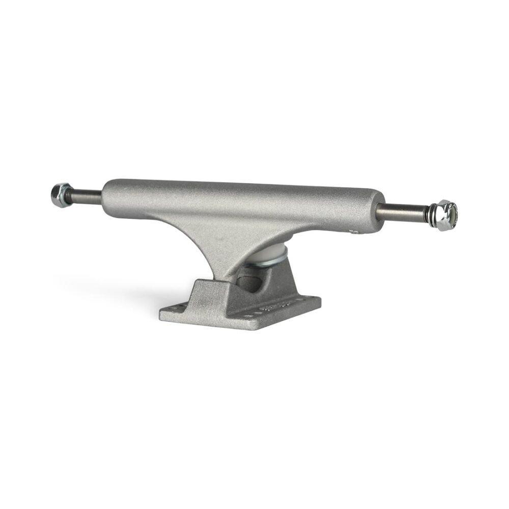 Slappy ST1 Classic 8-Hole Baseplate Trucks (Pair) - Polished Silver