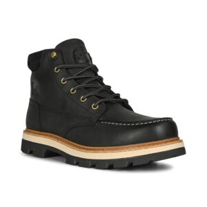 Sorel Lark-47 Moc Toe Waterproof Boot - Black/Bleached Ceramic