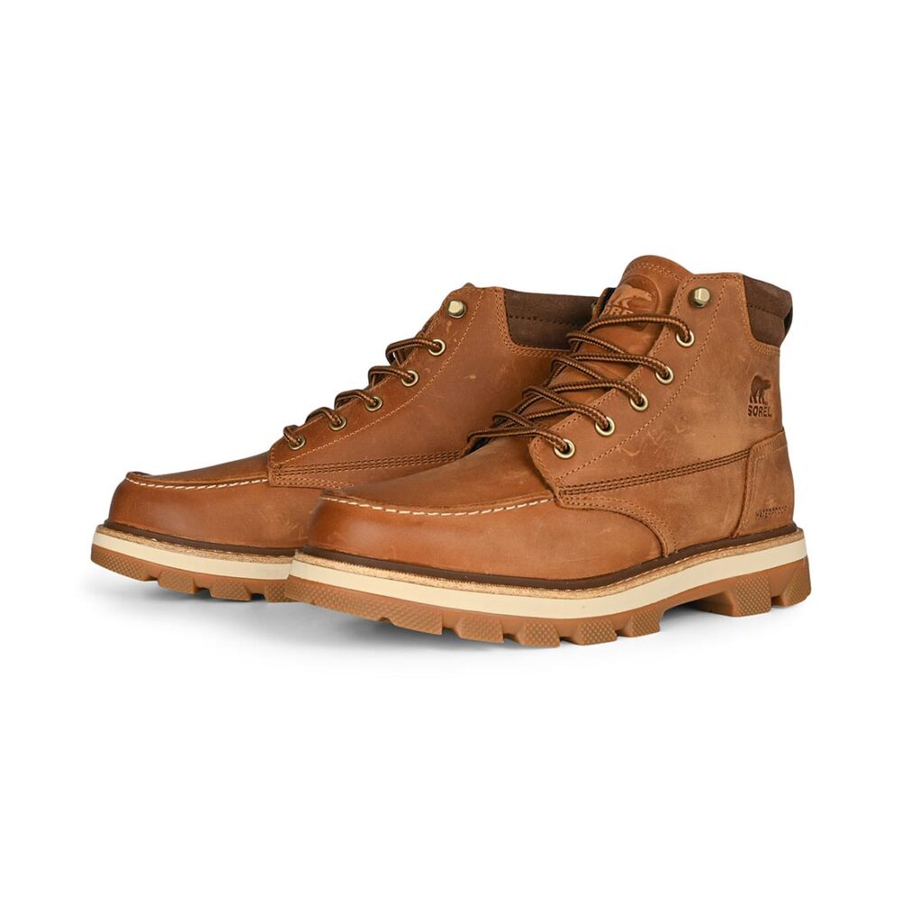 Sorel Lark-47 Moc Toe Waterproof Boot - Velvet Tan/Dark Brown