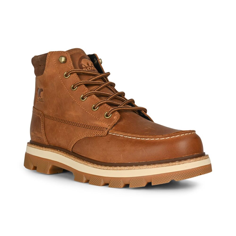 Sorel Lark-47 Moc Toe Waterproof Boot - Velvet Tan/Dark Brown