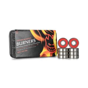 Spitfire Burners Skateboard Bearings (8 Pack) - Red