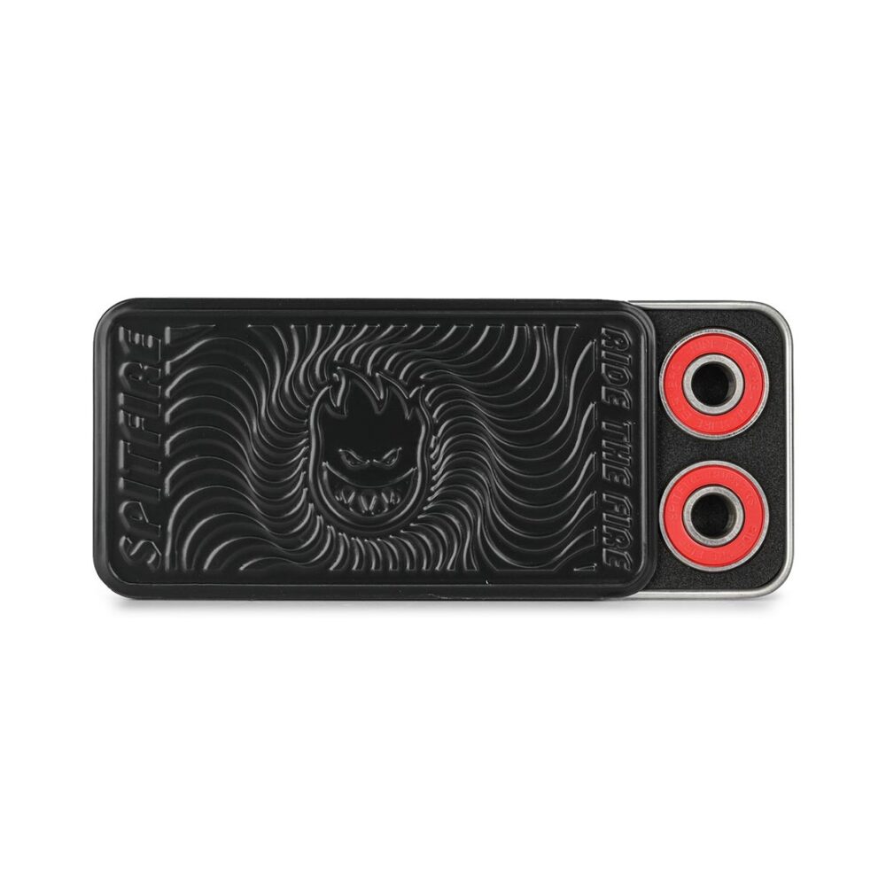 Spitfire Burners Skateboard Bearings (8 Pack) - Red