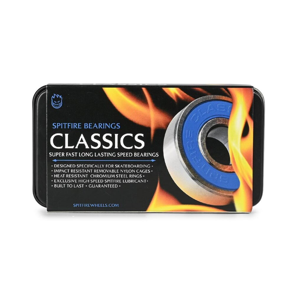 Spitfire Classics Skateboard Bearings (8 Pack) - Blue