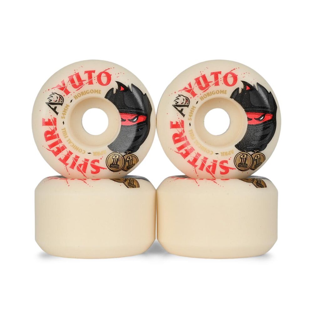 Spitfire x April Yuto Formula Four Conical Full 99D 54mm Wheels
