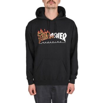 Thrasher Ignite Pullover Hoodie - Black