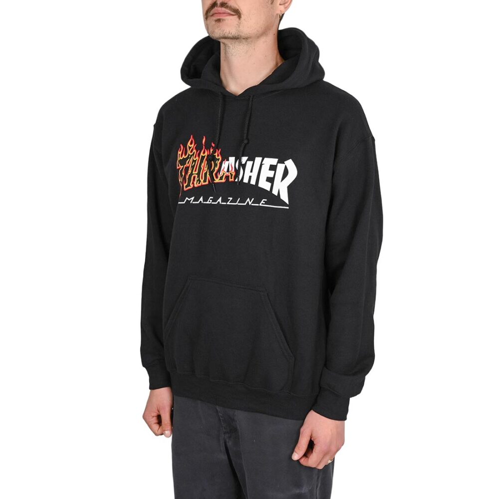 Thrasher Ignite Pullover Hoodie - Black