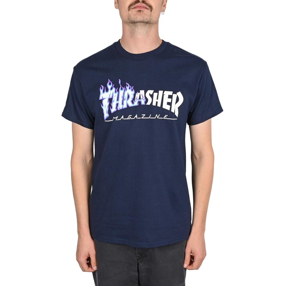 Thrasher Ignite S/S T-Shirt - Navy