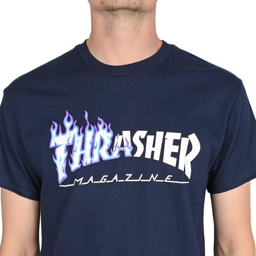 Thrasher Ignite S/S T-Shirt - Navy