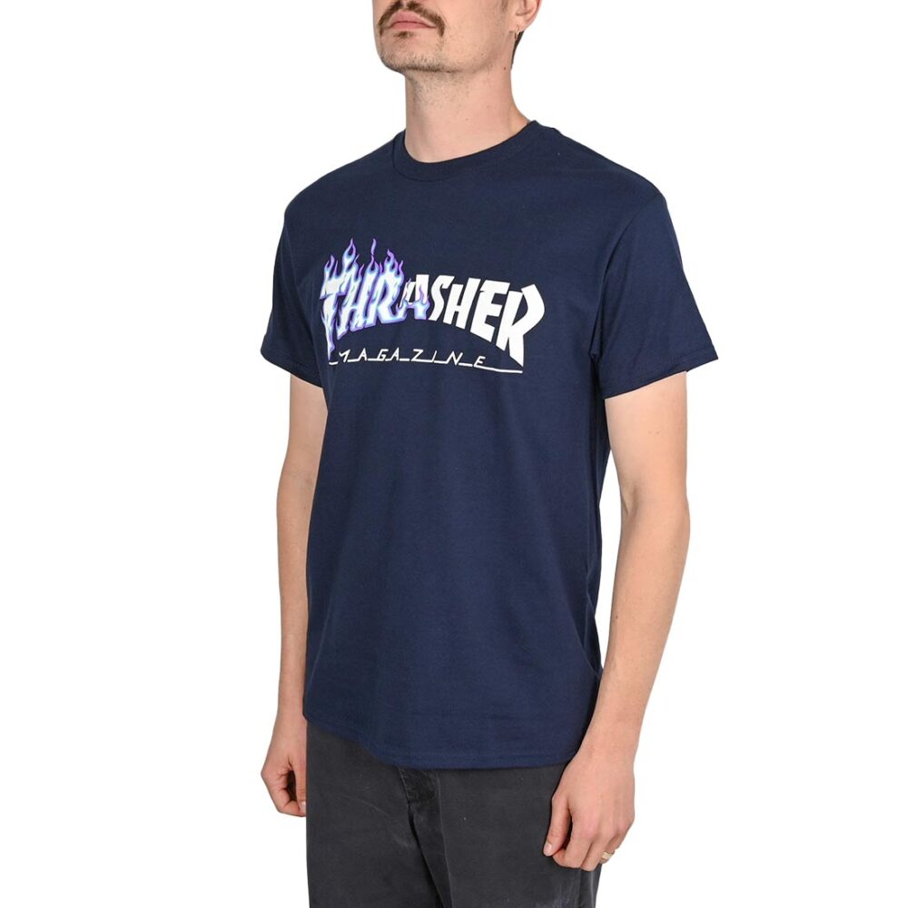 Thrasher Ignite S/S T-Shirt - Navy
