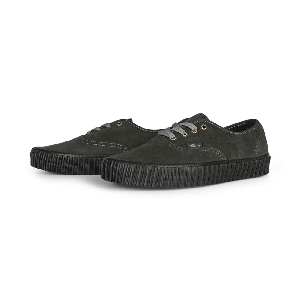 Vans Authentic Creeper Skate Shoes - Flower Eyelet Black