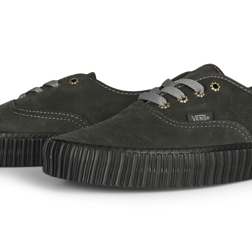 Vans Authentic Creeper Skate Shoes - Flower Eyelet Black