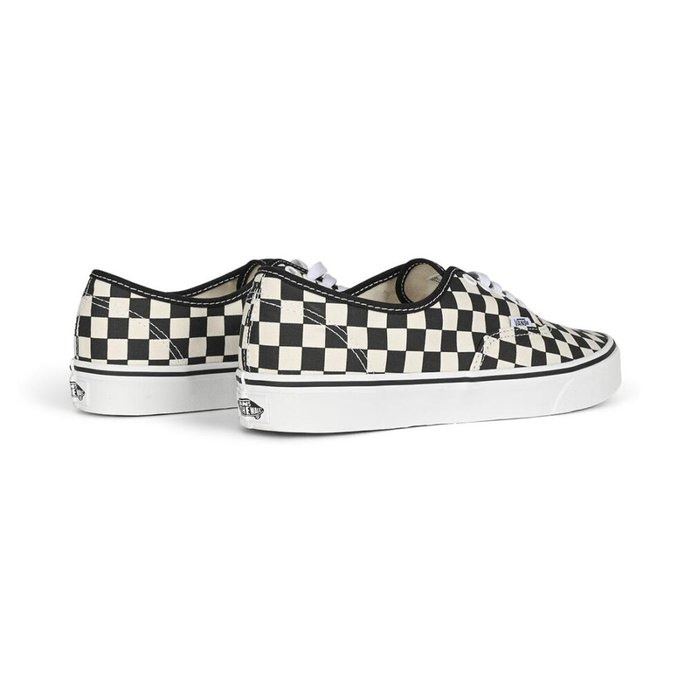 Vans Classic Authentic Skate Shoes - Black White Checkerboard