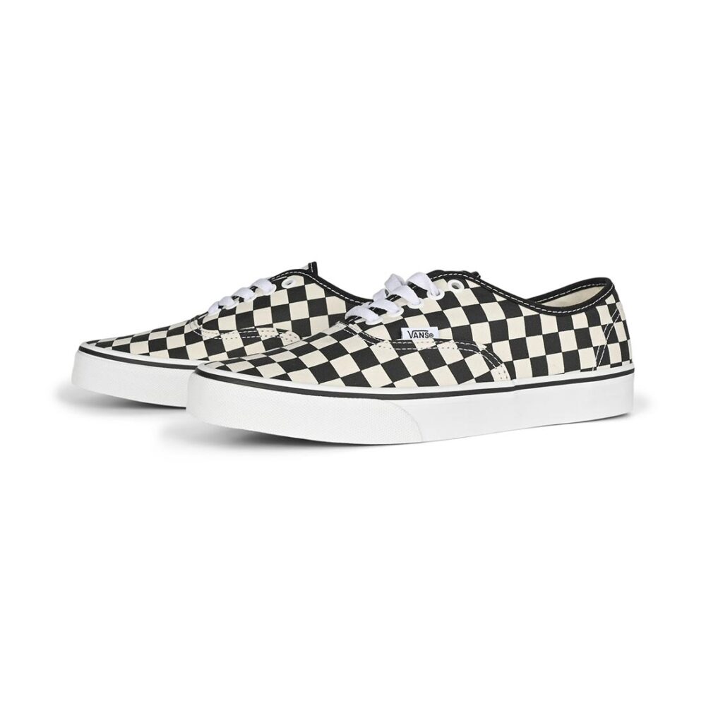 Vans Classic Authentic Skate Shoes - Black White Checkerboard