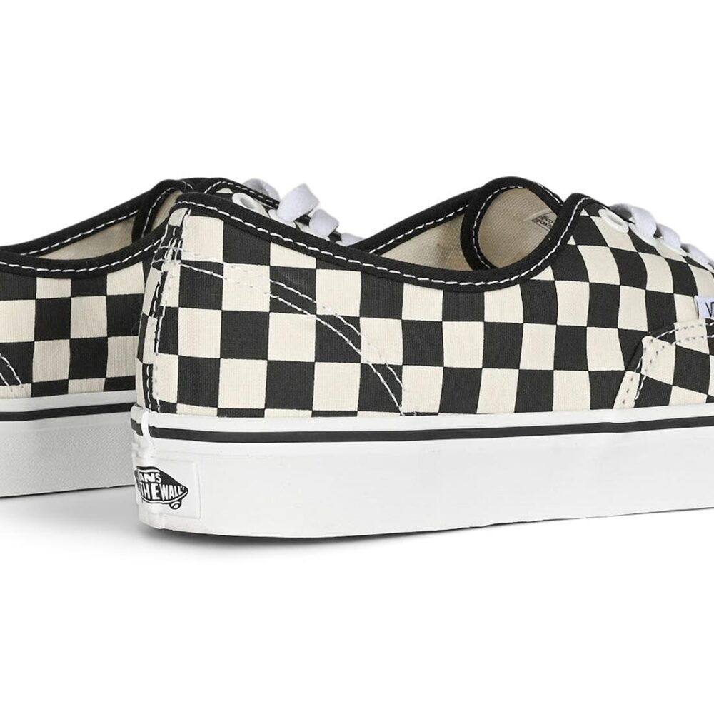 Vans Classic Authentic Skate Shoes - Black White Checkerboard