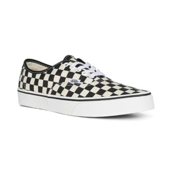 Vans Classic Authentic Skate Shoes - Black White Checkerboard