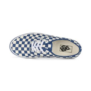Vans Classic Authentic Skate Shoes - True Blue Checkerboard