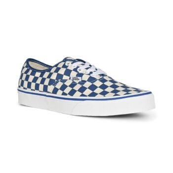 Vans Classic Authentic Skate Shoes - True Blue Checkerboard