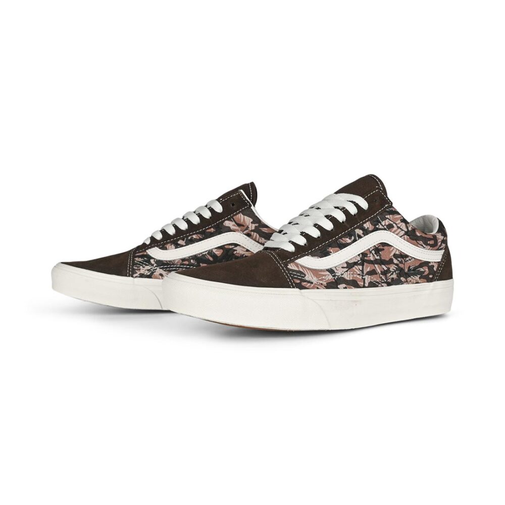 Vans Classic Old Skool Skate Shoes - Cali Camo Brown
