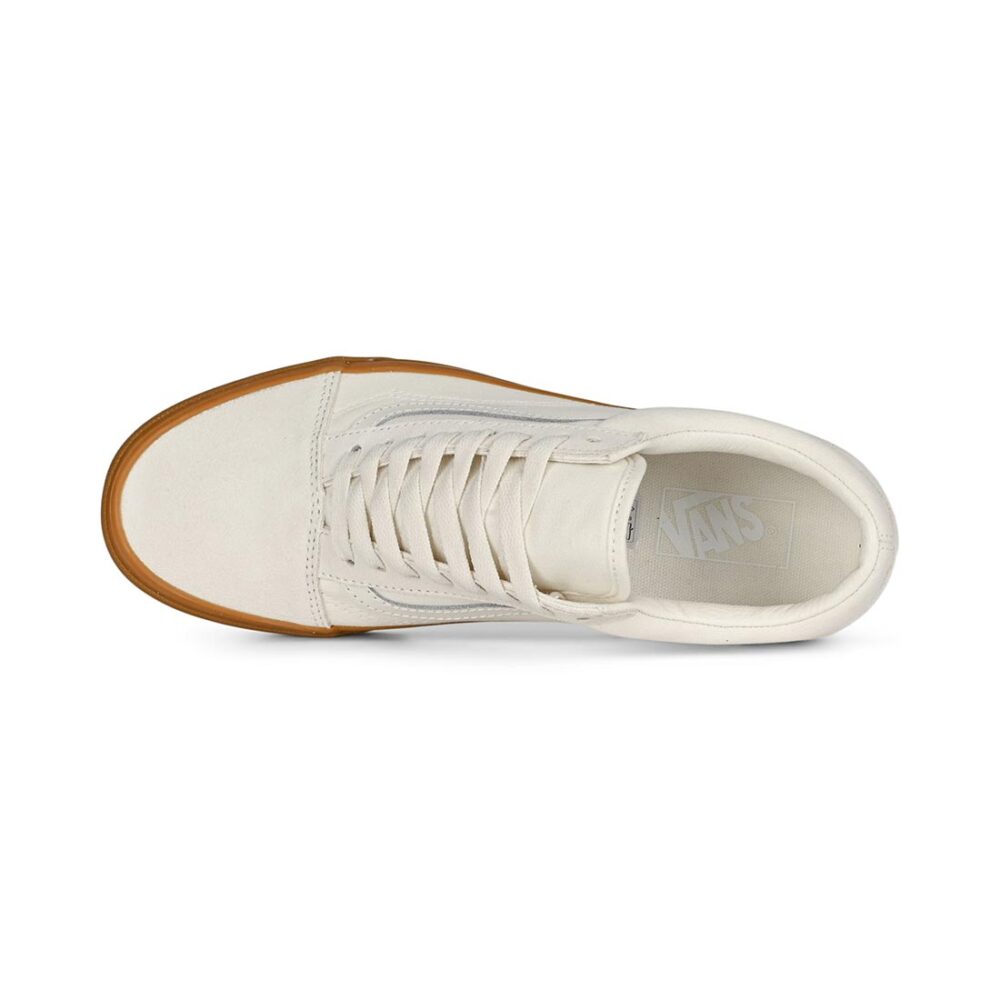 Vans Classic Old Skool Skate Shoes - Marshmallow/Gum