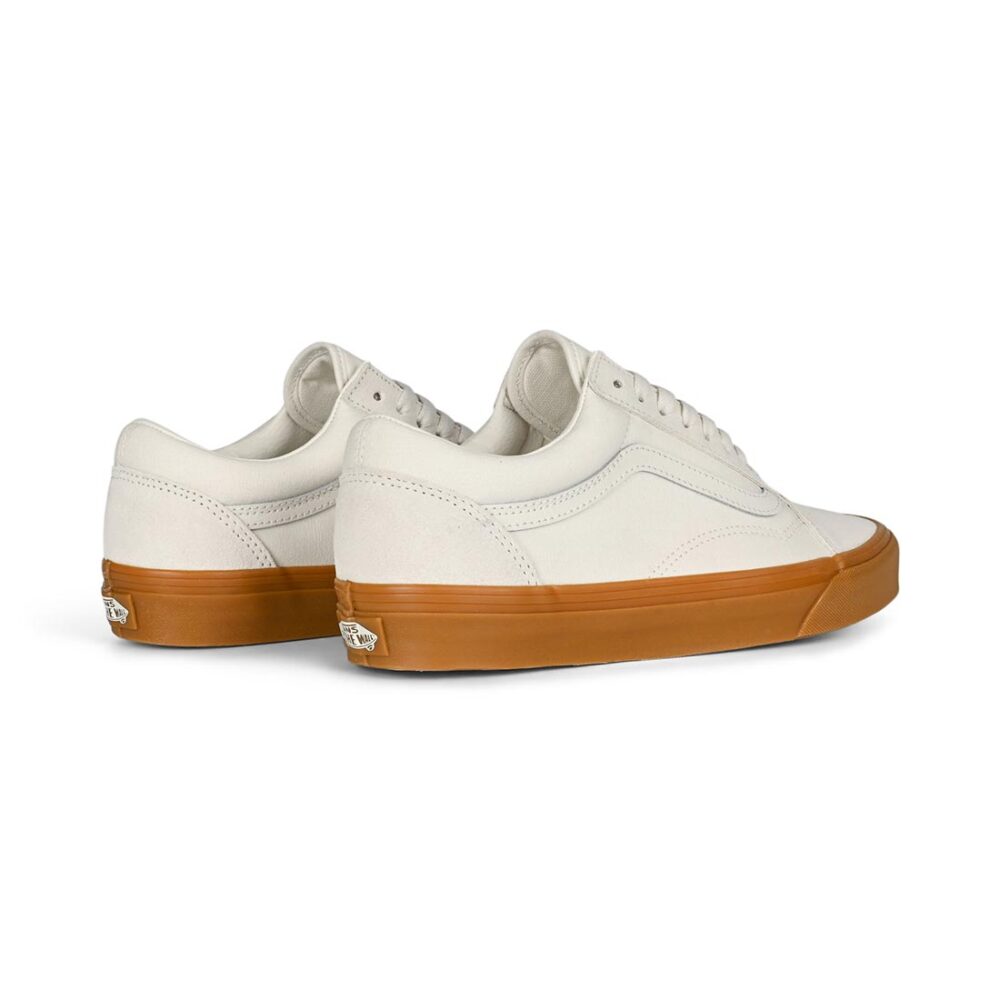 Vans Classic Old Skool Skate Shoes - Marshmallow/Gum