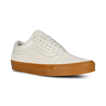 Vans Classic Old Skool Skate Shoes - Marshmallow/Gum