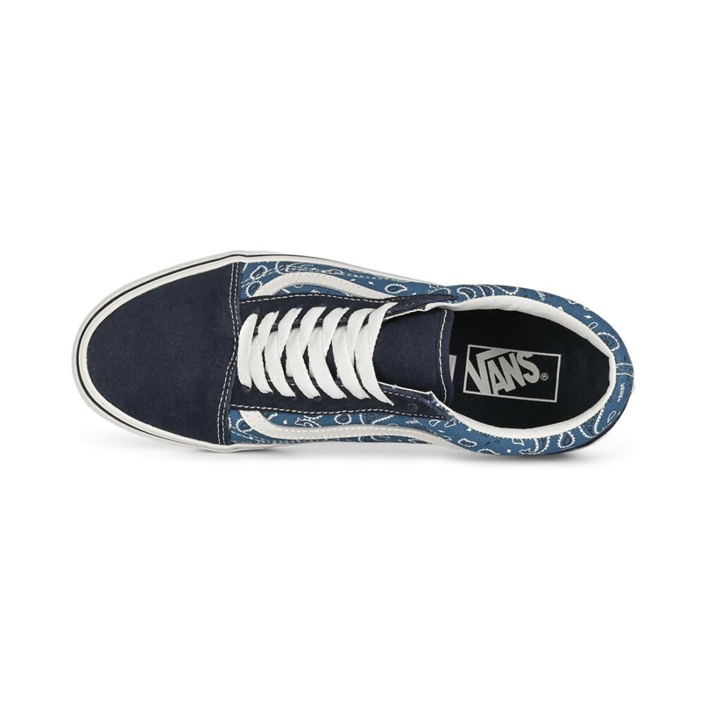 Vans Classic Old Skool Skate Shoes - Paisley Navy