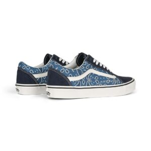 Vans Classic Old Skool Skate Shoes - Paisley Navy