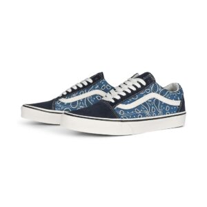Vans Classic Old Skool Skate Shoes - Paisley Navy