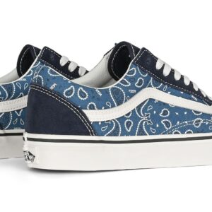 Vans Classic Old Skool Skate Shoes - Paisley Navy