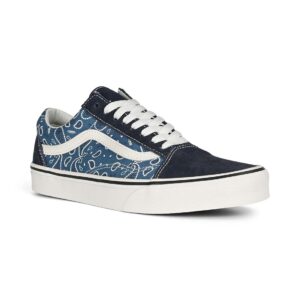 Vans Classic Old Skool Skate Shoes - Paisley Navy