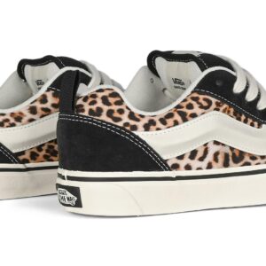 Vans Knu Skool Skate Shoes - Black/Leopard