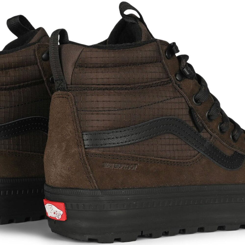 Vans Sk8-Hi Ripstop Insulated Winterised Skate Shoes - Demitasse