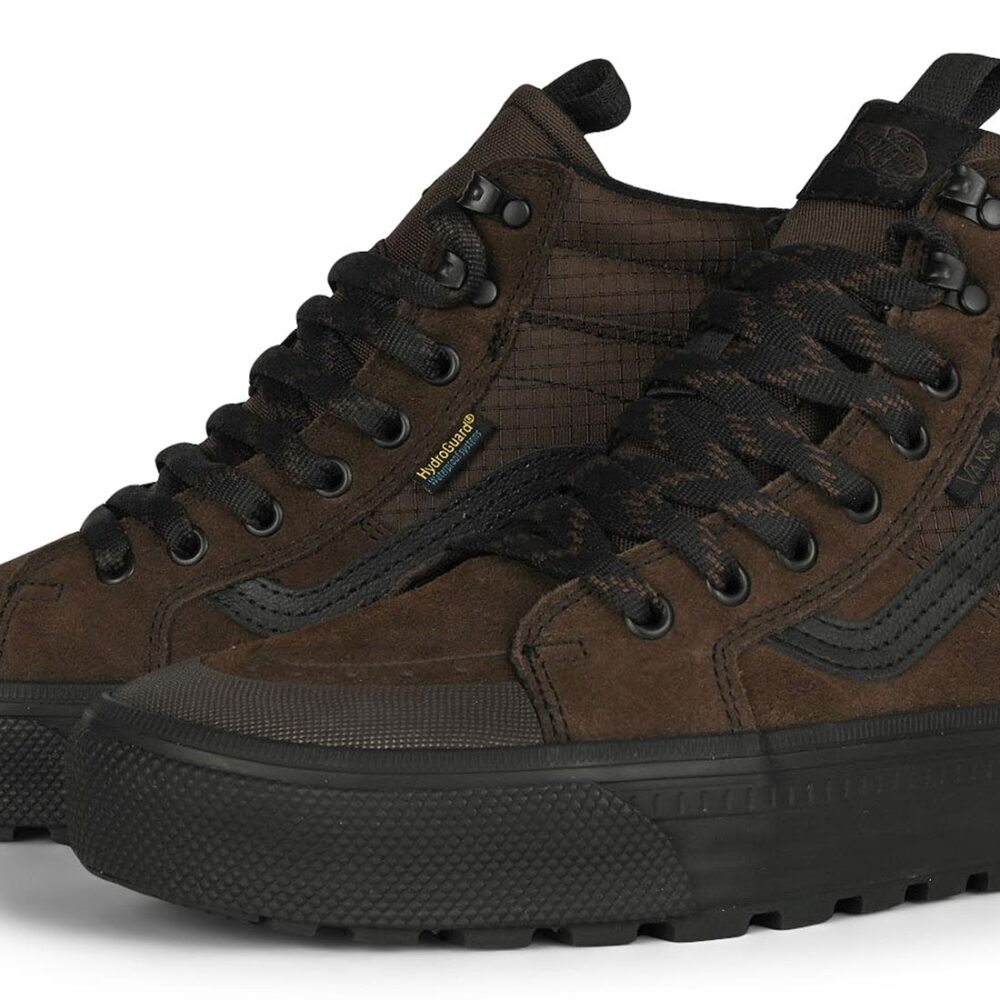 Vans Sk8-Hi Ripstop Insulated Winterised Skate Shoes - Demitasse