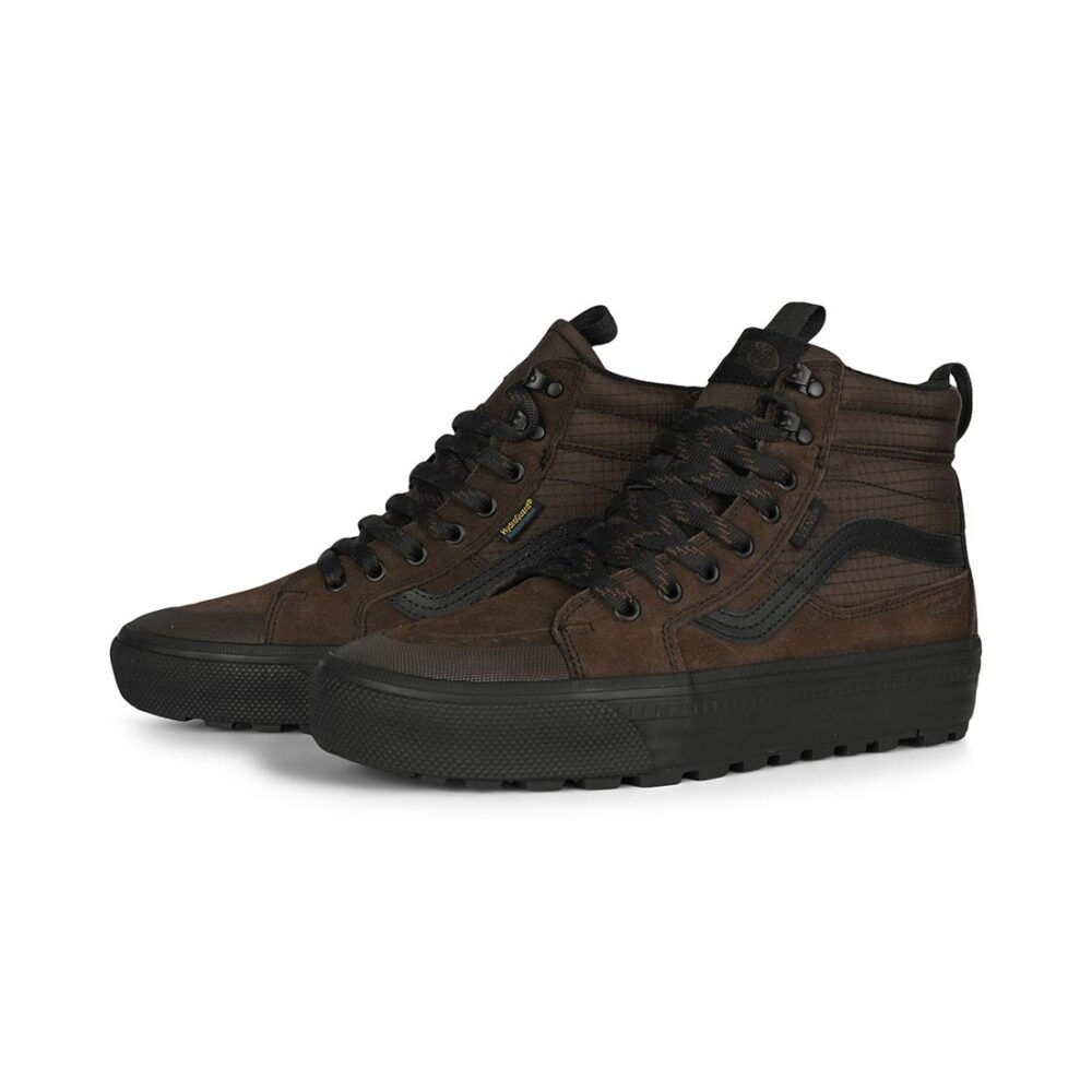 Vans Sk8-Hi Ripstop Insulated Winterised Skate Shoes - Demitasse