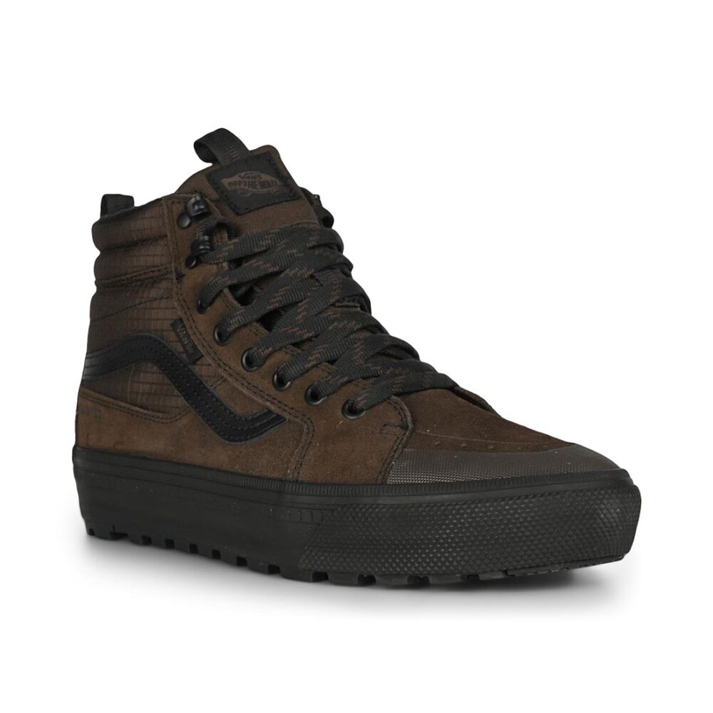 Vans Sk8-Hi Ripstop Insulated Winterised Skate Shoes - Demitasse
