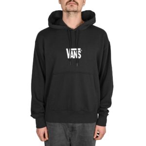 Vans Stretch Logo Pullover Hoodie - Black/White