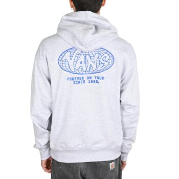 Vans World Tour Zip Hoodie - Light Grey Heather