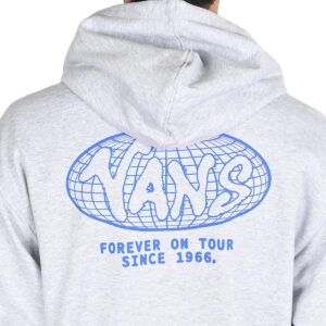 Vans World Tour Zip Hoodie - Light Grey Heather
