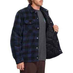 Volcom Bowered II Fleece L/S Overshirt - Marine