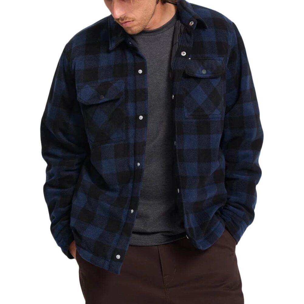Volcom Bowered II Fleece L/S Overshirt - Marine