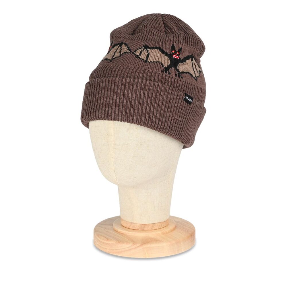 Volcom FA Ozzy Cuff Beanie Hat - Raisin
